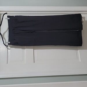 Cherokee Infinity Women's Black Mid Rise Scrub Pants Adjustable Leg Size S/P